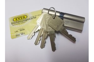 Bezpečnostní vložka EVVA GPICR 41+46 5ks klíčů+Karta (Výprod