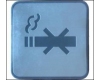 Piktogram zákaz kouření nerez