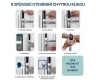 Elektronické kování Chytrá klika TTLock H1 stříbrná Elektronické kování Chytrá klika TTLock H1 stříbrná